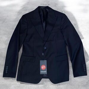 🆕 FERNANDO Black tailored Blazer NWT